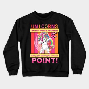 Cute Unicorn Art Crewneck Sweatshirt